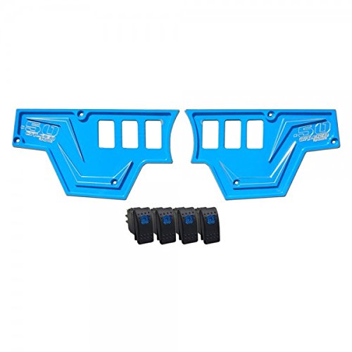 50 Caliber Dash Panel And Switches - 2 Piece