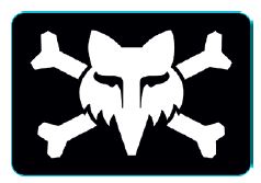 Fox Racing Victory Logo Sticker, 3"