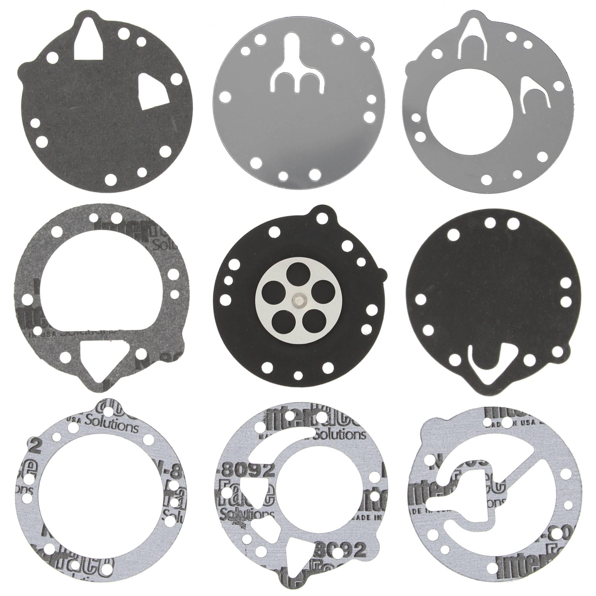 Ensemble membrane et joint Vertex pour carburateur HR