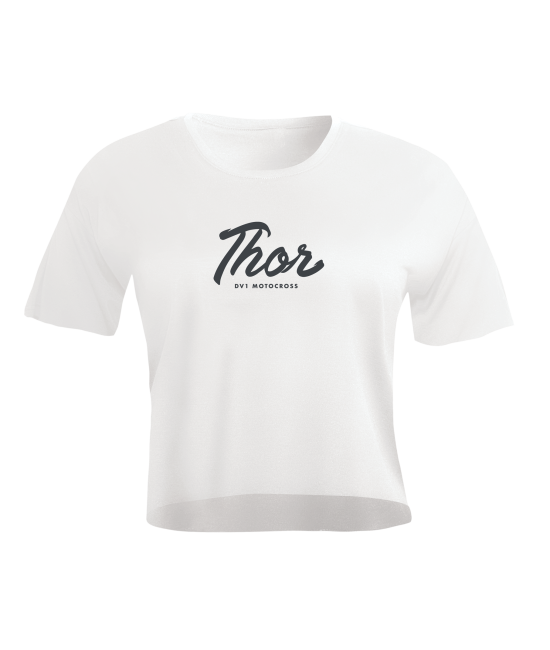 Thor Women's Script Crop Tee
