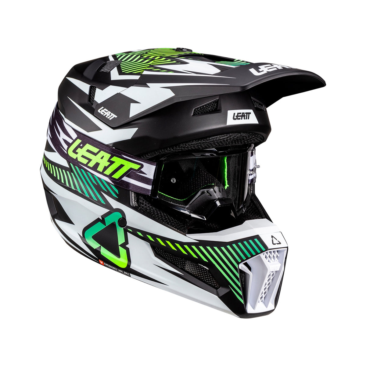 Leatt Moto 3.5 V26 MX Helmet with Goggles