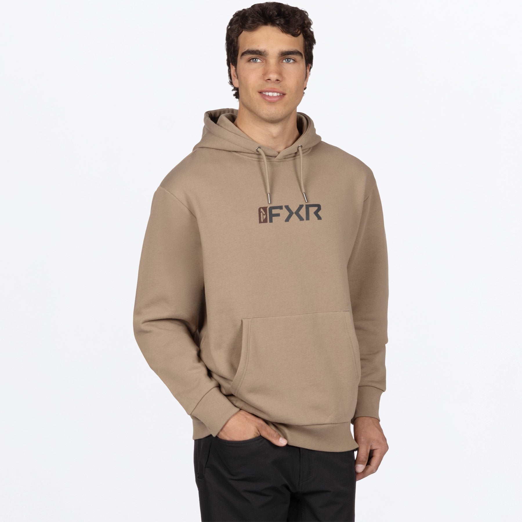 FXR Mitered Cotton Pullover Hoodie