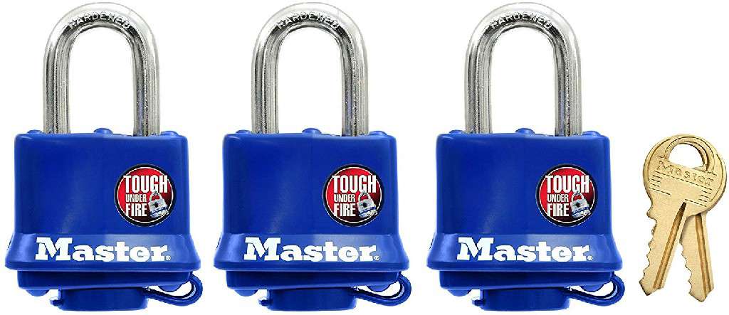 Coffret de cadenas laminé avec clés Master Lock
