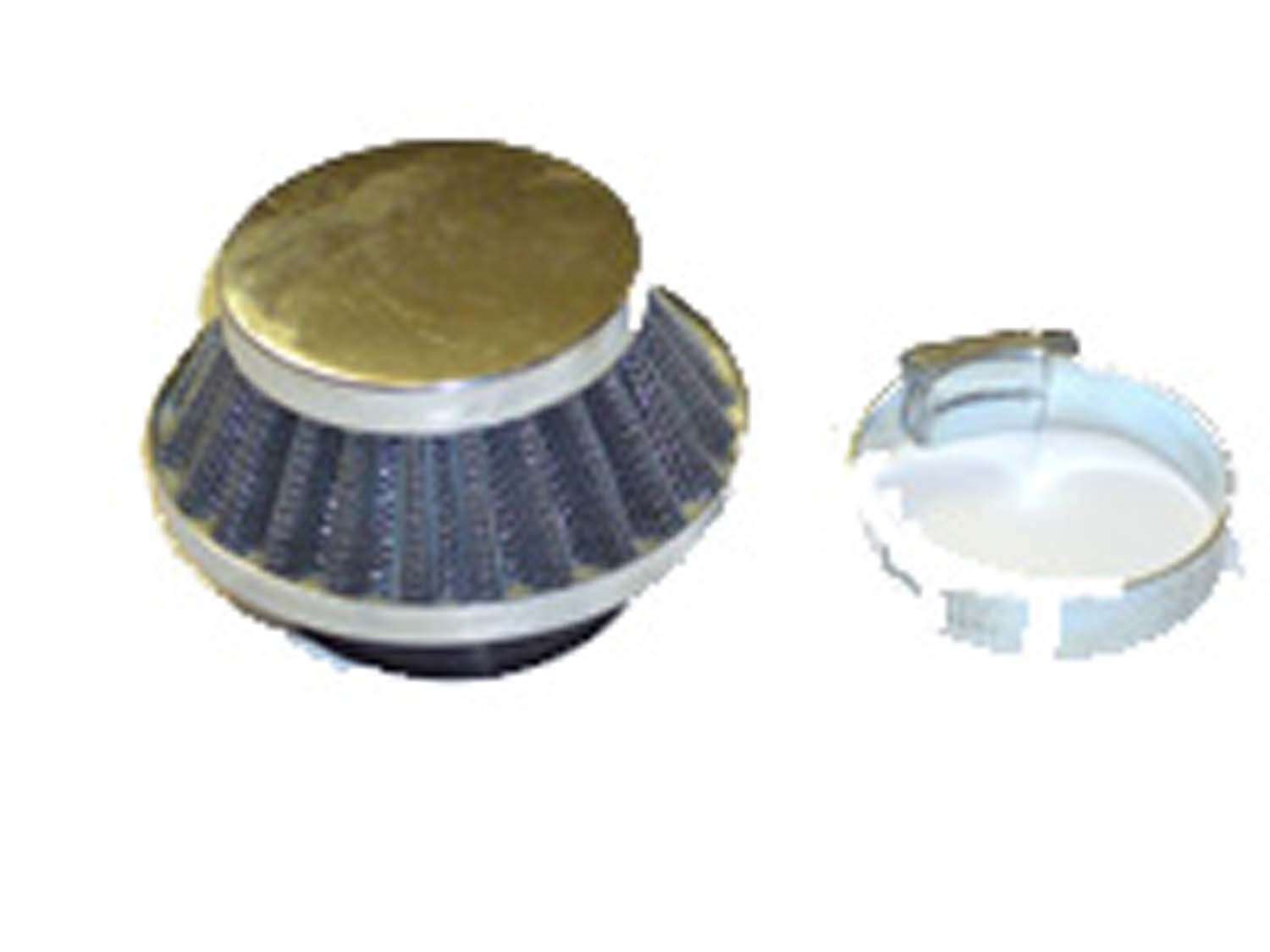 Filtre à air MOGO Parts, cône court en treillis métallique (42-44 mm)