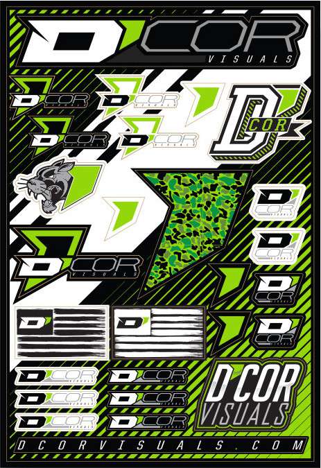 D&#39;COR Visuals Logo Decal Sheet