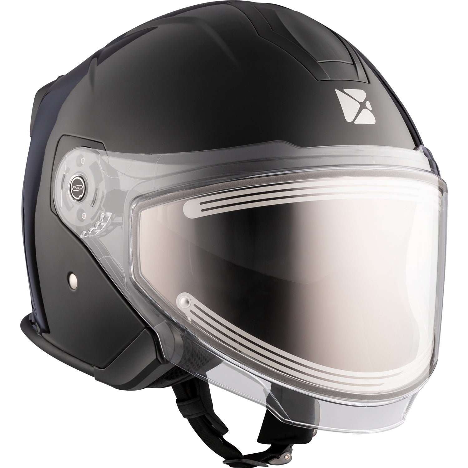 CKX Razor RSV Solid Electric Lens Open Face Helmet