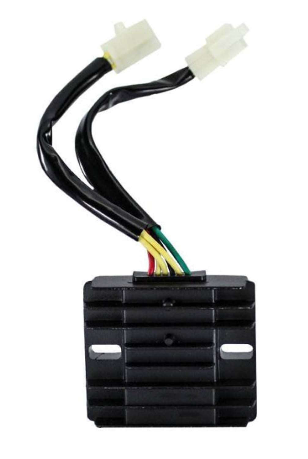 MOGO Parts Voltage Regulator/Rectifier, 3-Phase DC 6-Wire (3-Slot Connector X 2)