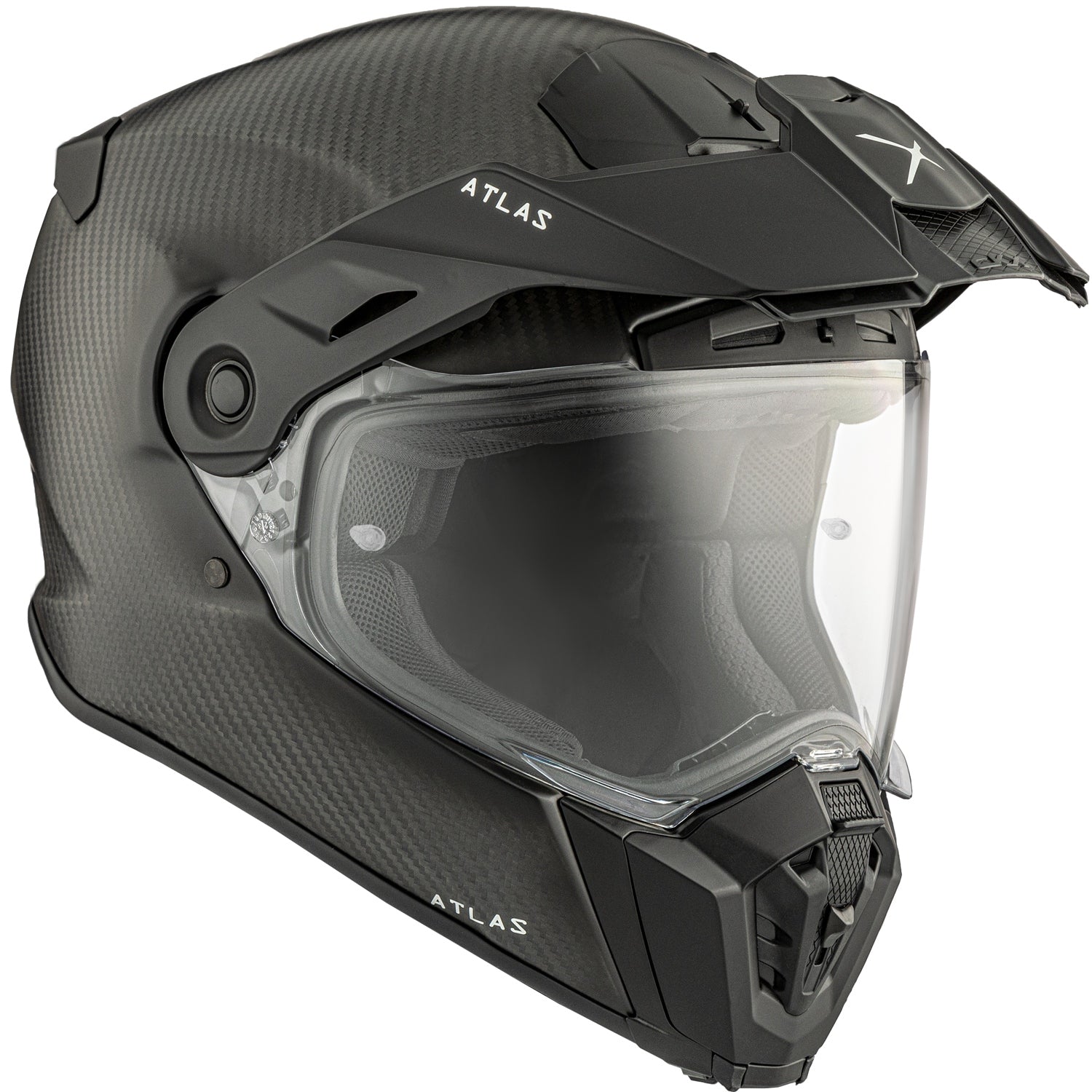 CKX Atlas Carbon Solid Dual Sport Helmet