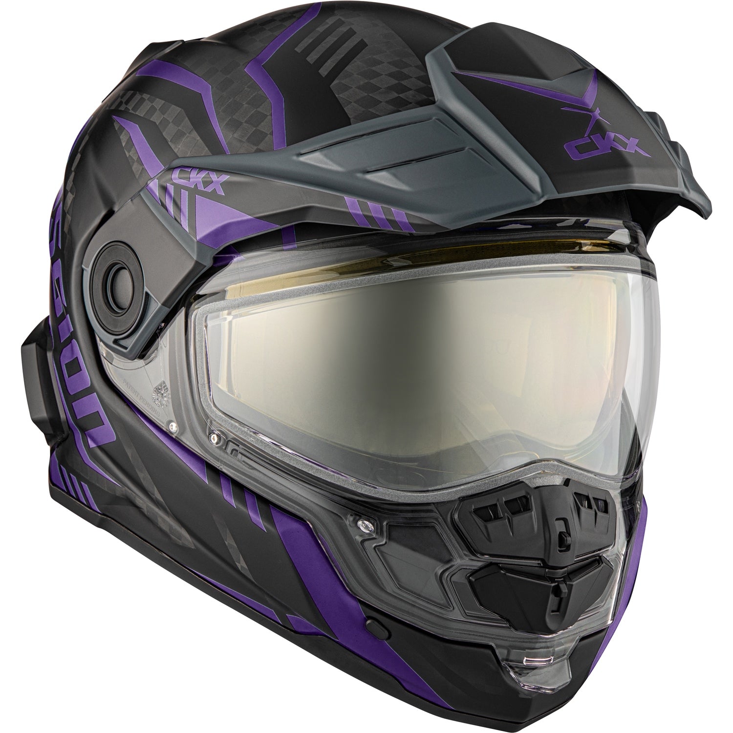 CKX Mission AMS Carbon Code Electric Lens Full Face Helmet