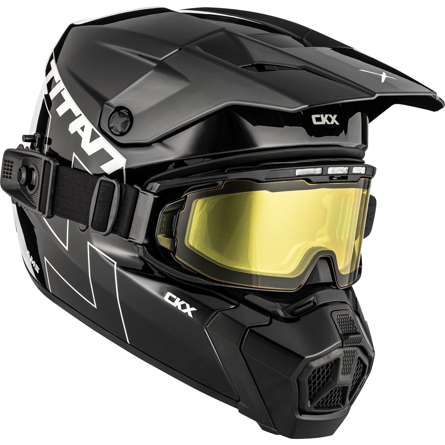 CKX Titan AMS Solid Helmet w/ Dual Lens Goggle