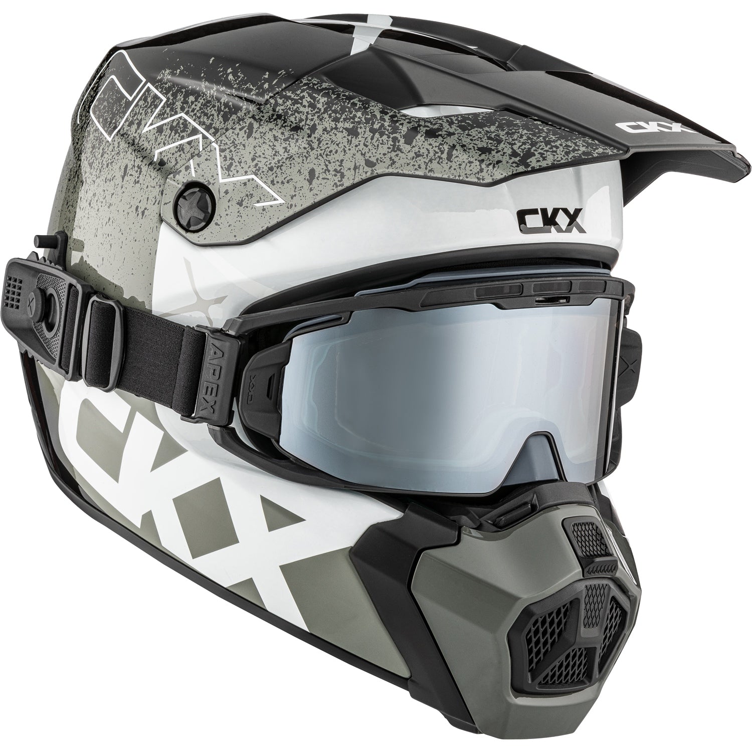 CKX Titan AMS Vaneer Helmet w/ Dual Lens Goggle