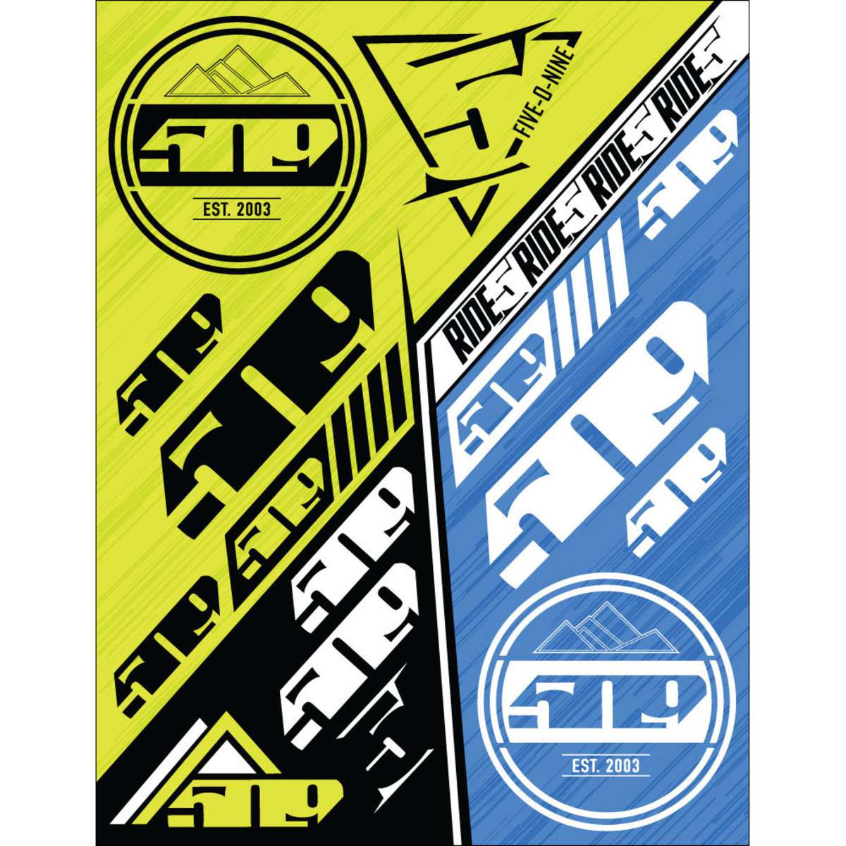 Feuille d'autocollants 509