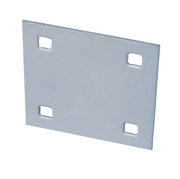 Dock Edge Backer Plate, 9/16" Punch, HD, Galvanized