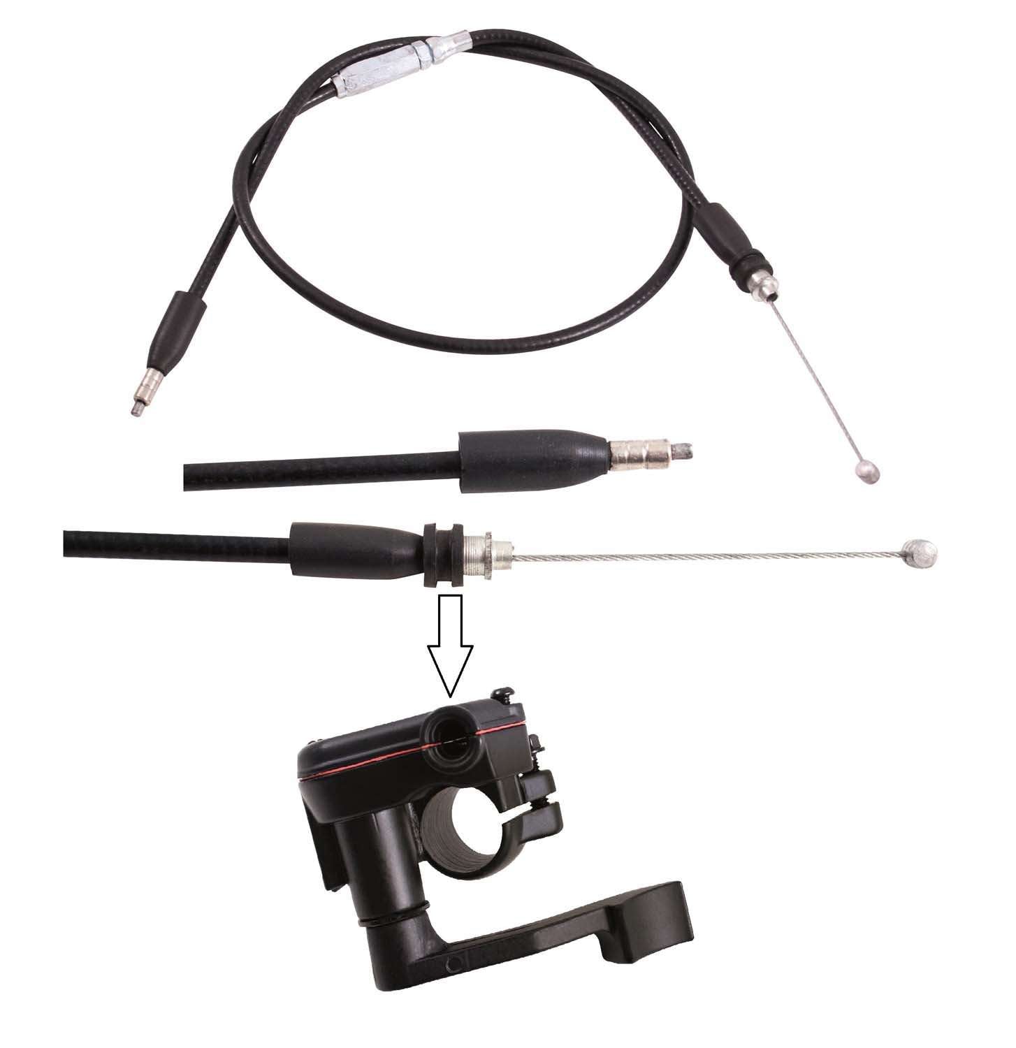 MOGO Parts Throttle Cable, T3 "ATV" Type (43-44")