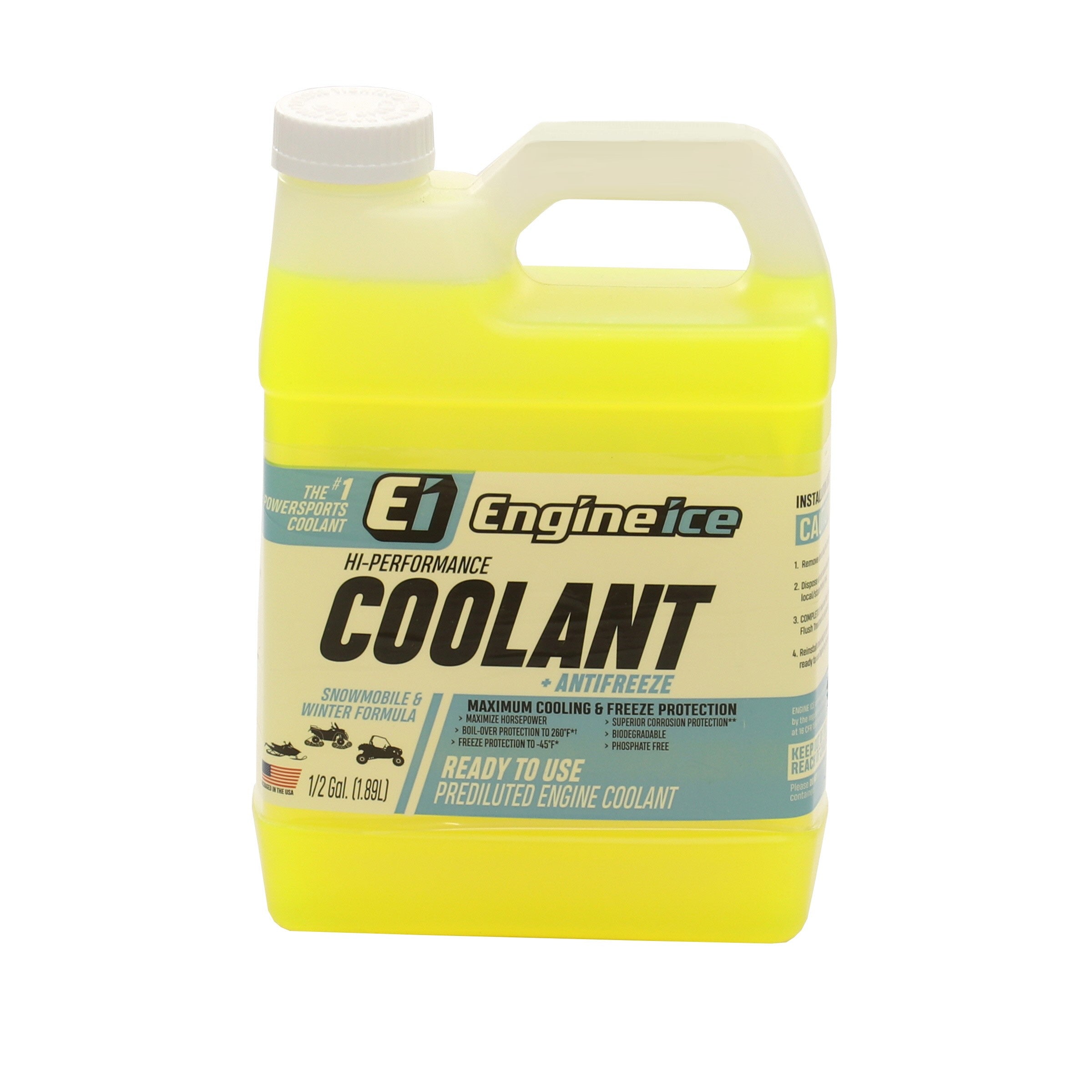 Engine Ice Hi-Performance  Snowmobile &amp; Winter Coolant, 1.89L