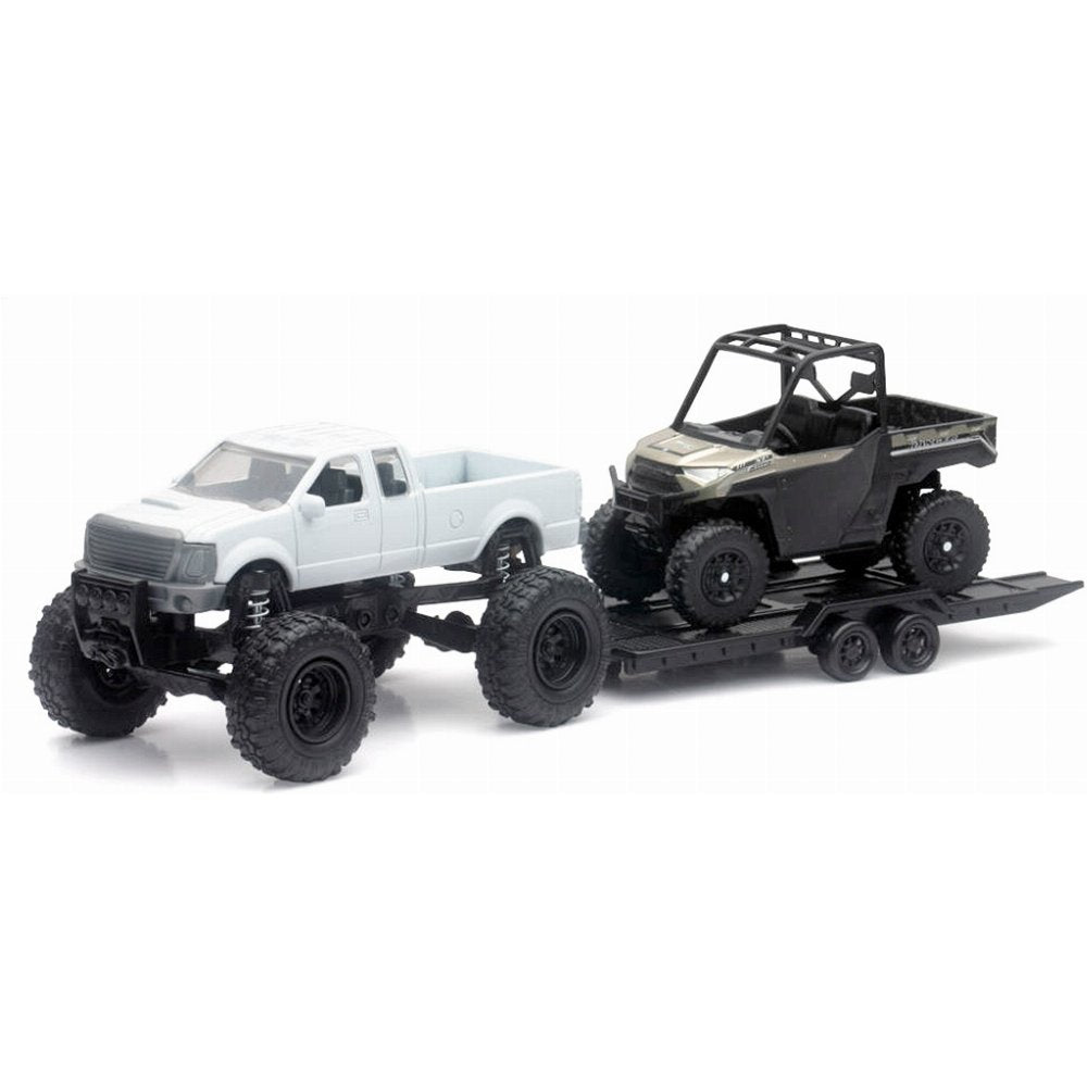 New-Ray Toys Offroad Pick-Up w/ Polaris ATV/UTV