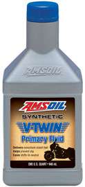 Amsoil Synthetic V-Twin Primary Fluid, 946mL