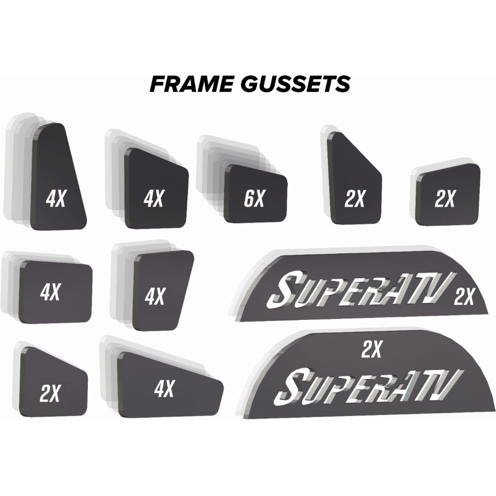 SuperATV Weld-In Gusset Kit