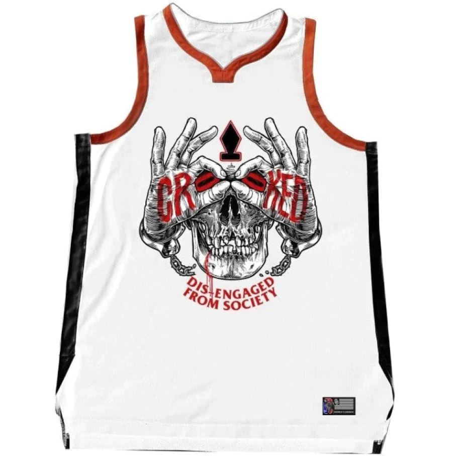Crooked Clubhouse Locked Up Basketball Jersey (Closeout)