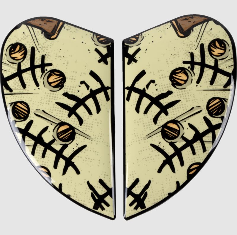 Plaques latérales pour casque Icon Airframe Pro