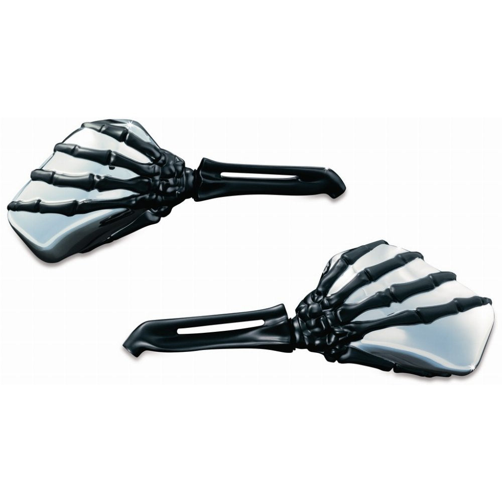 Kuryakyn Skeleton Hand Motorcycle Mirrors