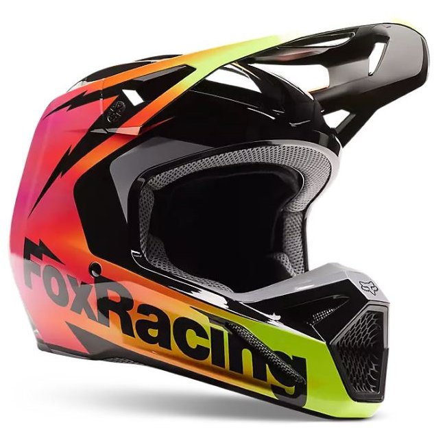 Casque Fox Racing Youth V1 Stakt MX (Liquidation)