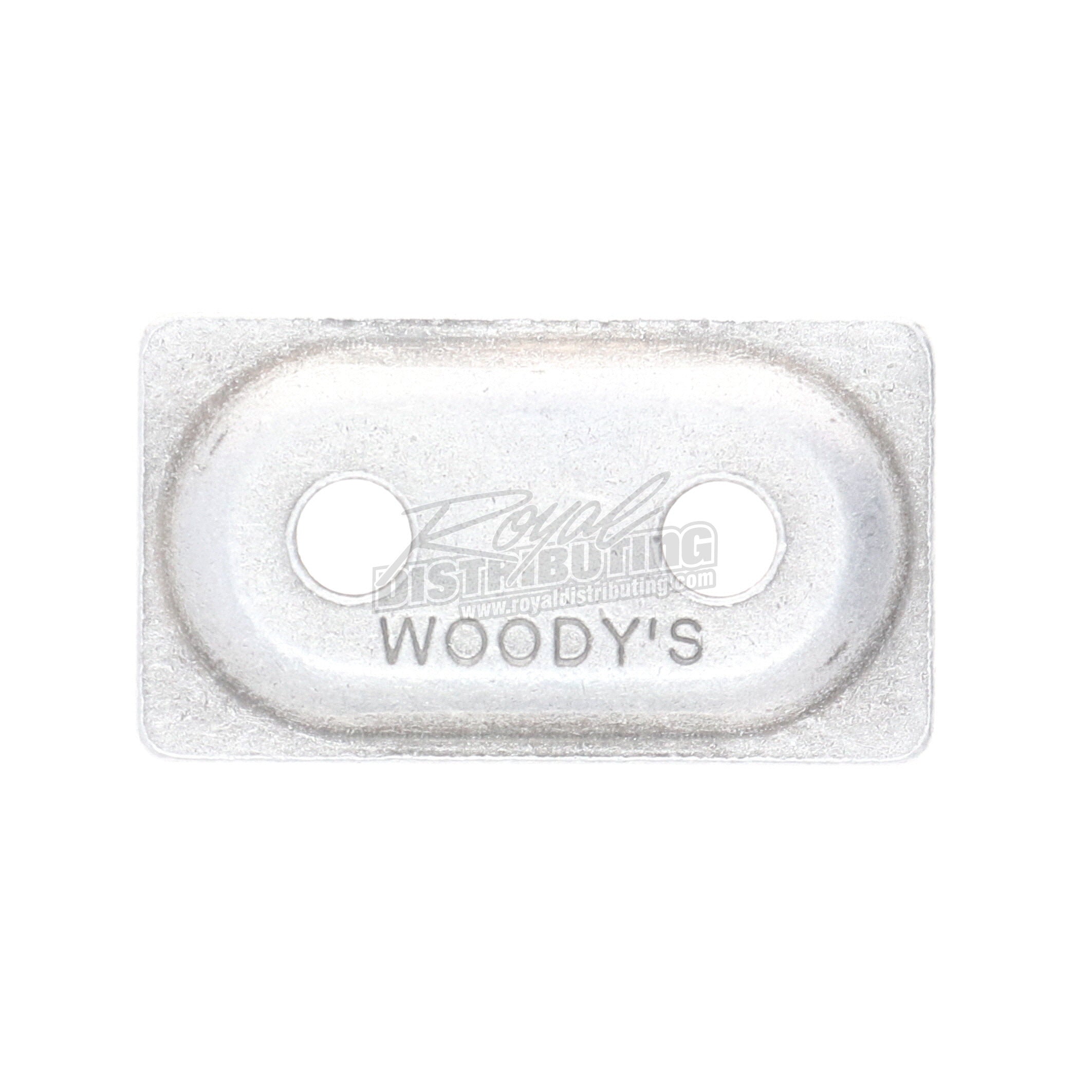 Plaques de support pour motoneige Woody's Double Digger, 5/16 po