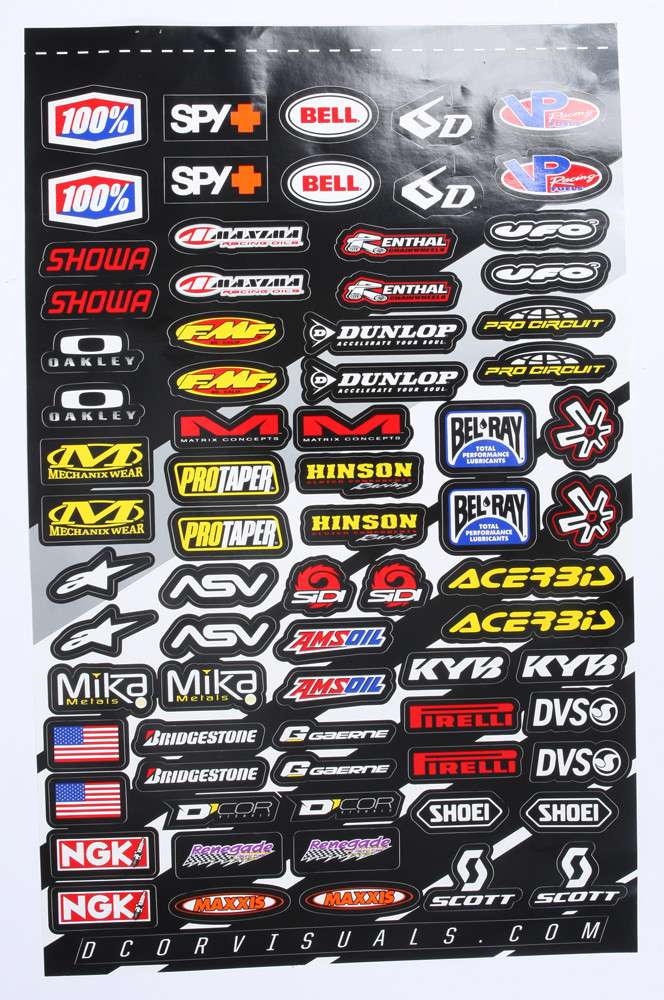 D&#39;COR Visuals Logo Decal Sheet