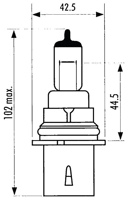 Eiko Halogen 65/45W 9004 Bulb