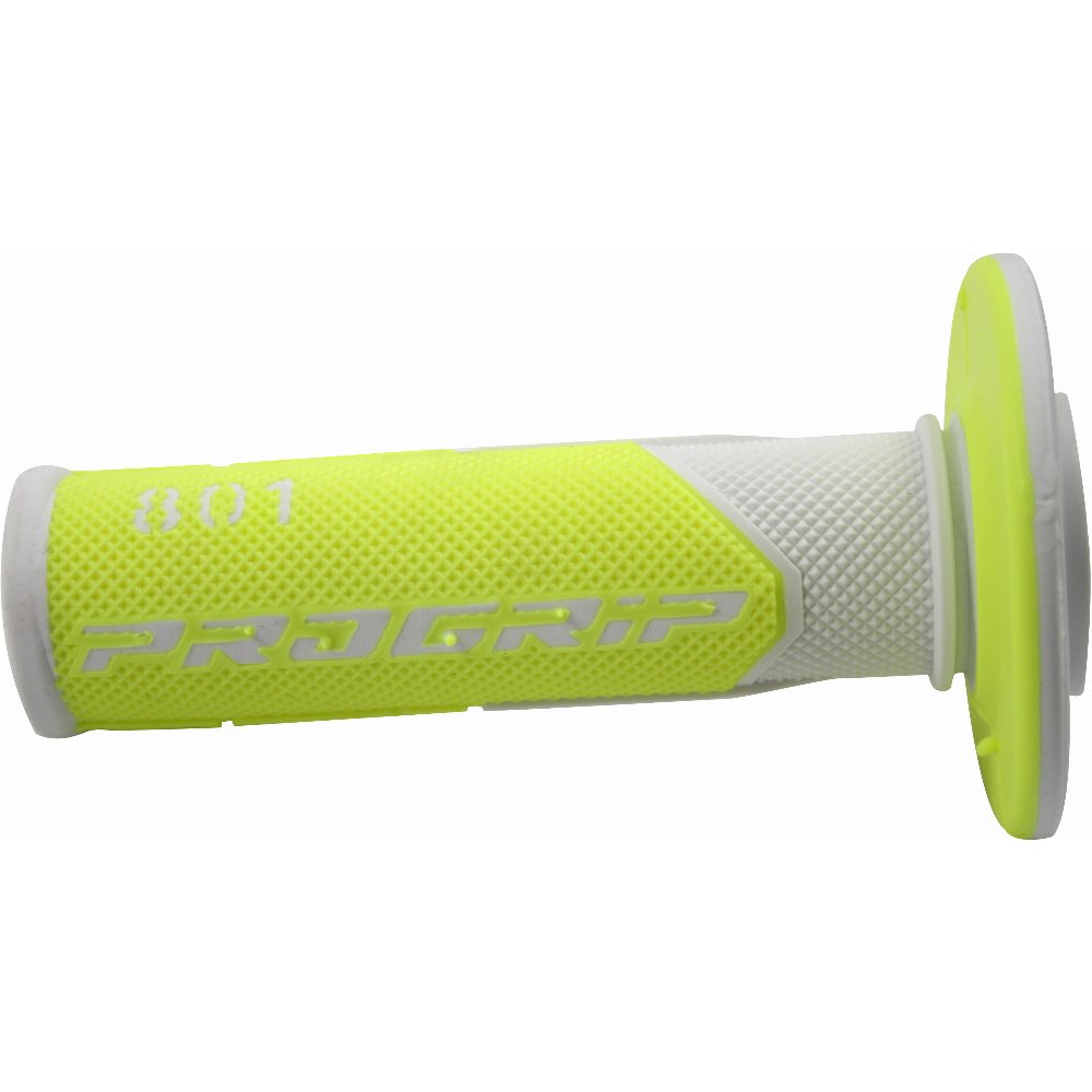 Poignées tout-terrain double densité Pro Grip 801 Fluo