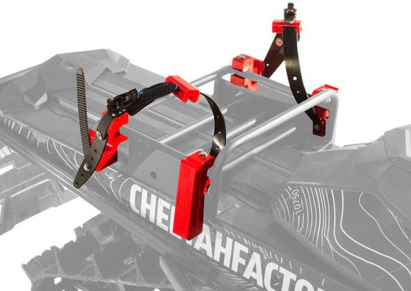 CFR Pow Surf Snowmobile Bracket Kit, Black