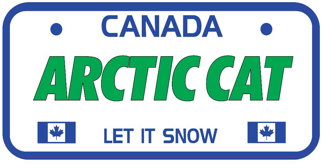 Royal Distributing License Plate Arctic Cat