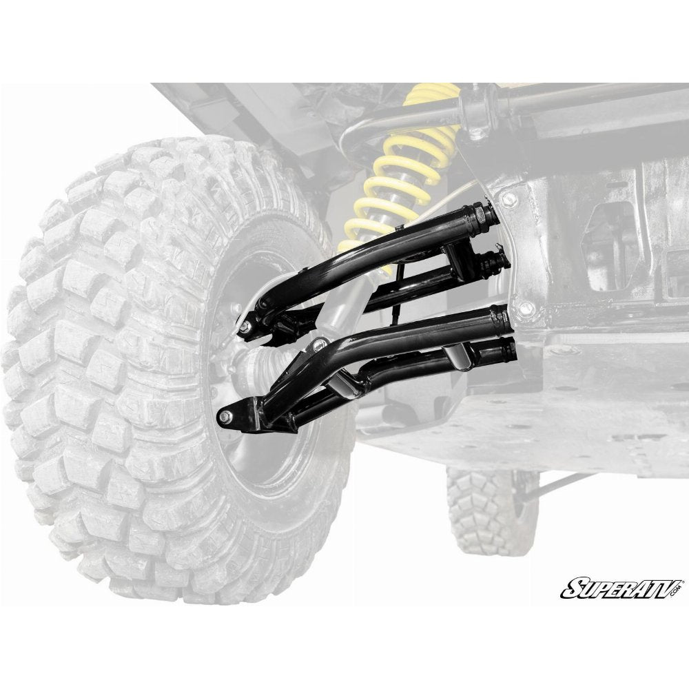 Bras triangulaires arrière décalés de 2 pouces pour SuperATV Can-Am Defender Atlas Pro
