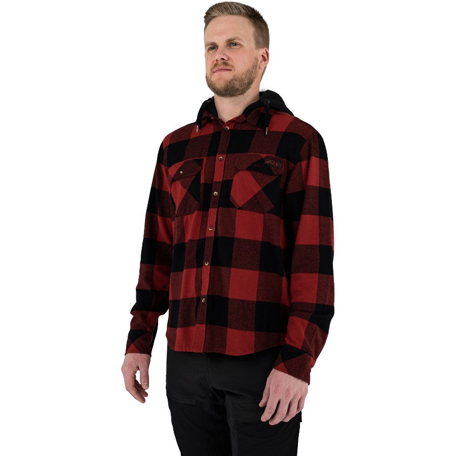 FXR Timber Hooded Flannel Shirt (Closeout)