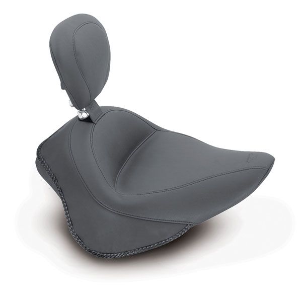 Mustang Wide Touring Solo Seat Original with Driver Backrest