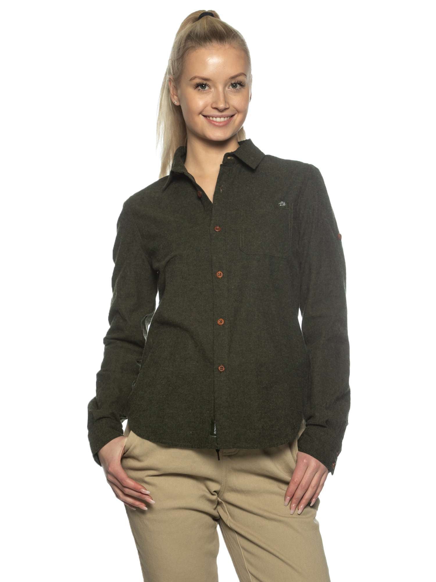 TEAMLTD Women's Button Up Flannel