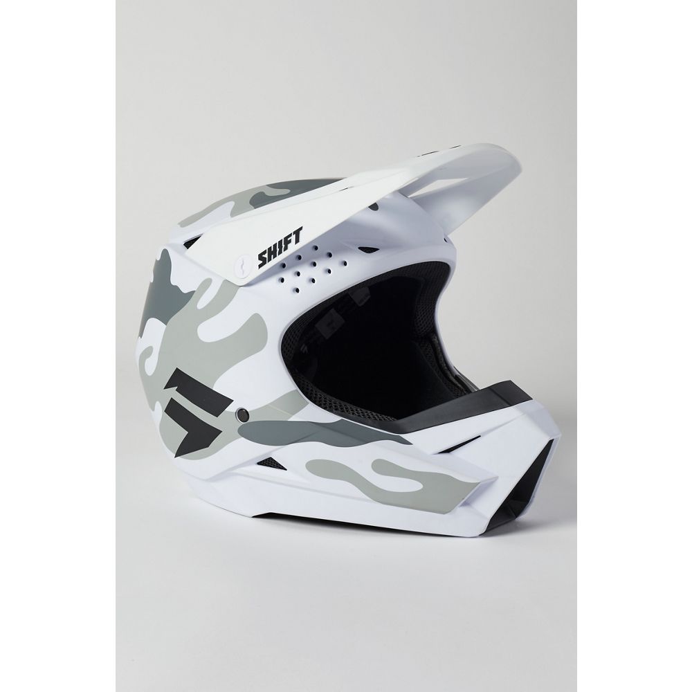 Shift Youth White Label Camo Helmet (Closeout)