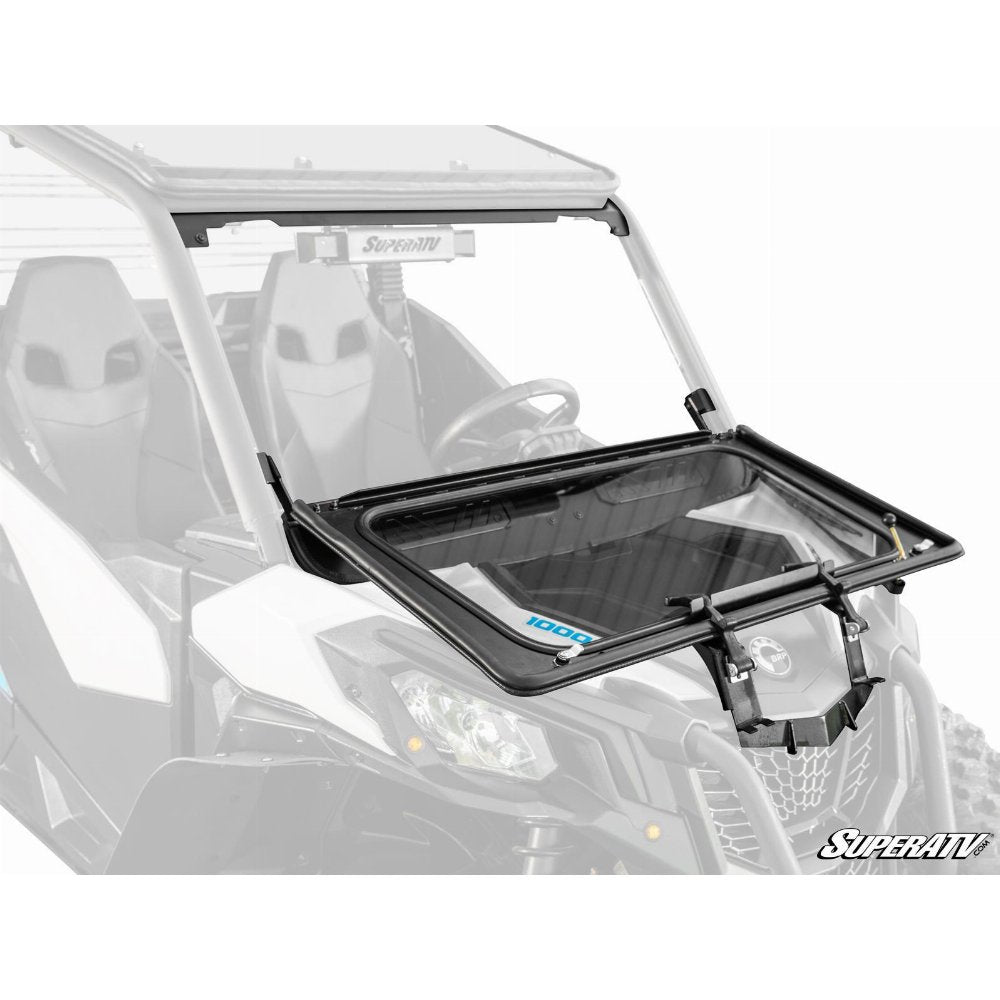 SuperATV UTV Flip Down Glass Windshield