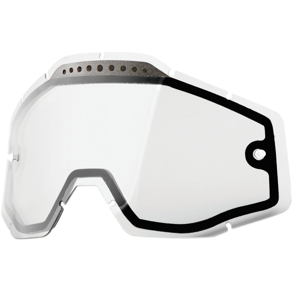 100% Dual-Pane Lens for Racecraft/Accuri/Strata Dual-Pane MX Goggle