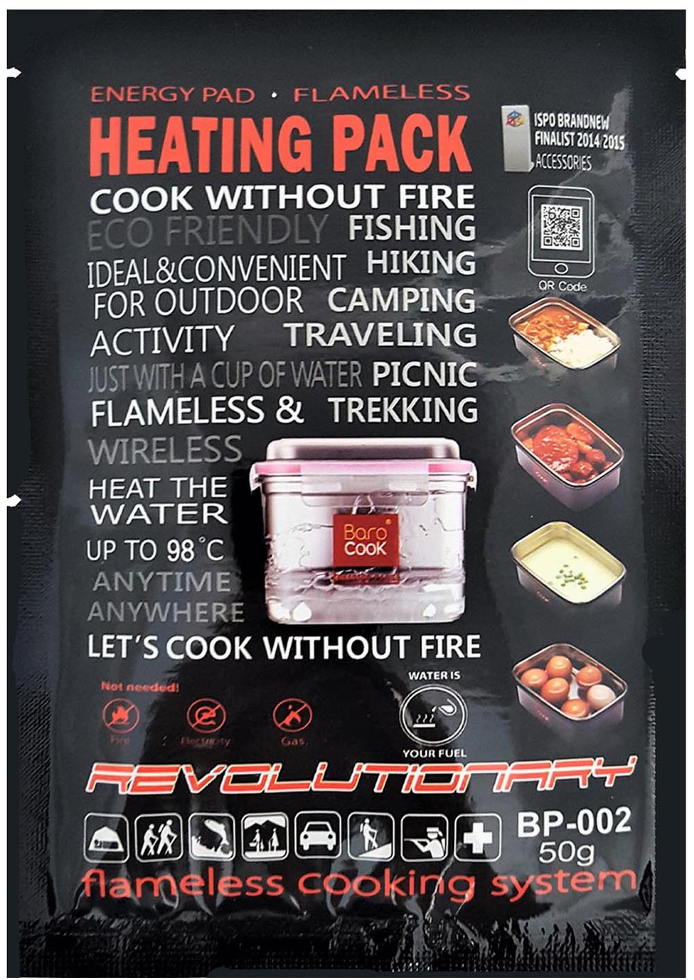 Barocook Baropack Heat Set 50g, 10 Pack (Closeout)