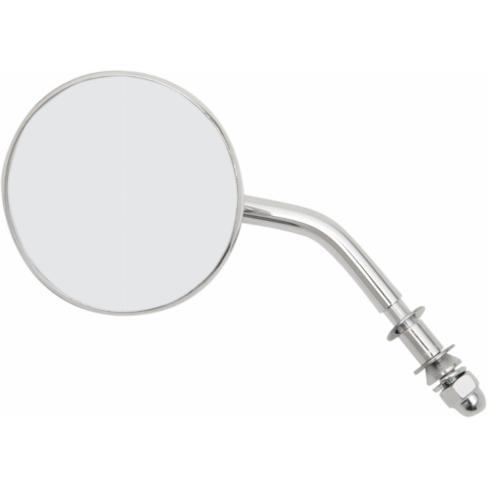 EMGO 3" Chrome Stamped Motorcycle Mirror