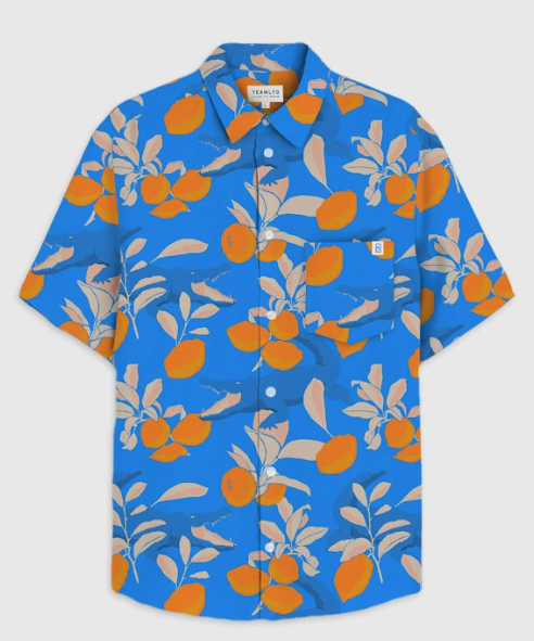 TEAMLTD Classic Florida Button Up Tee