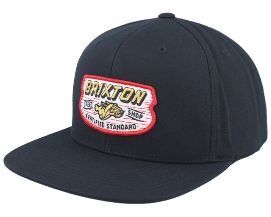 Casquette Brixton Clayburn MP Snapback, noire