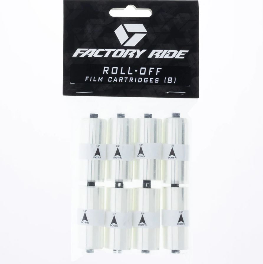 FXR Factory Ride Roll Off Film (8 Pack)