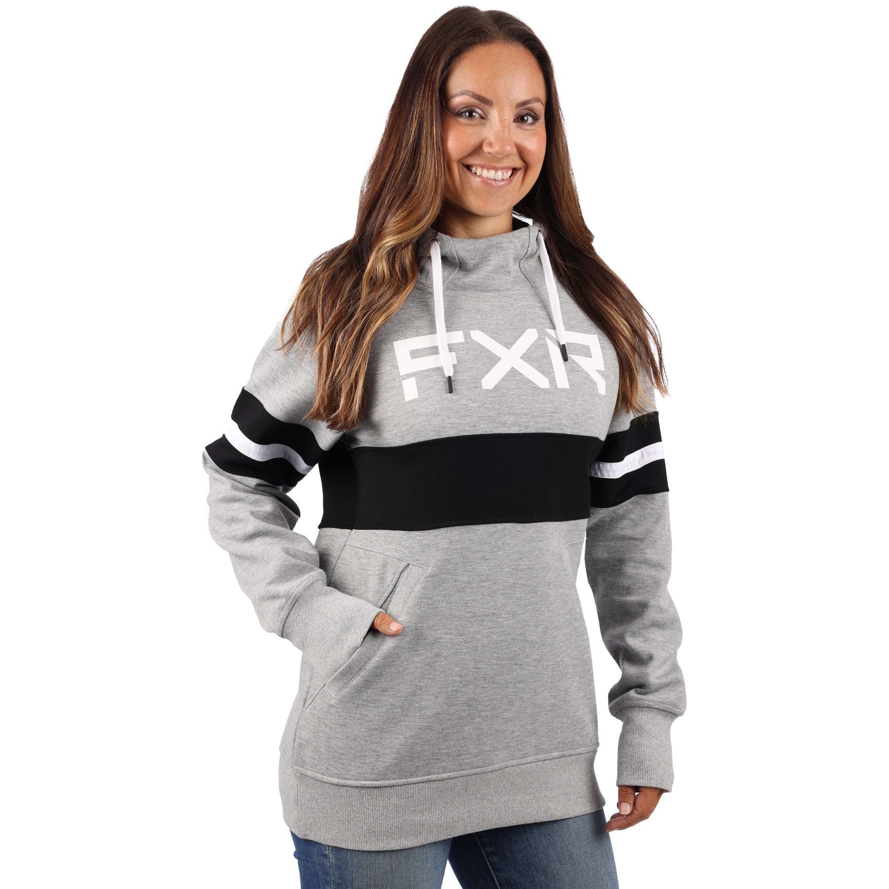 FXR Women's Stripe Pullover Hoodie (Closeout)