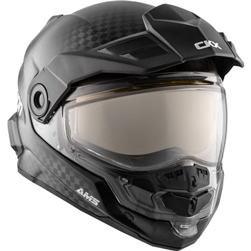 CKX Mission AMS Carbon Solid Electric Lens Full Face Helmet