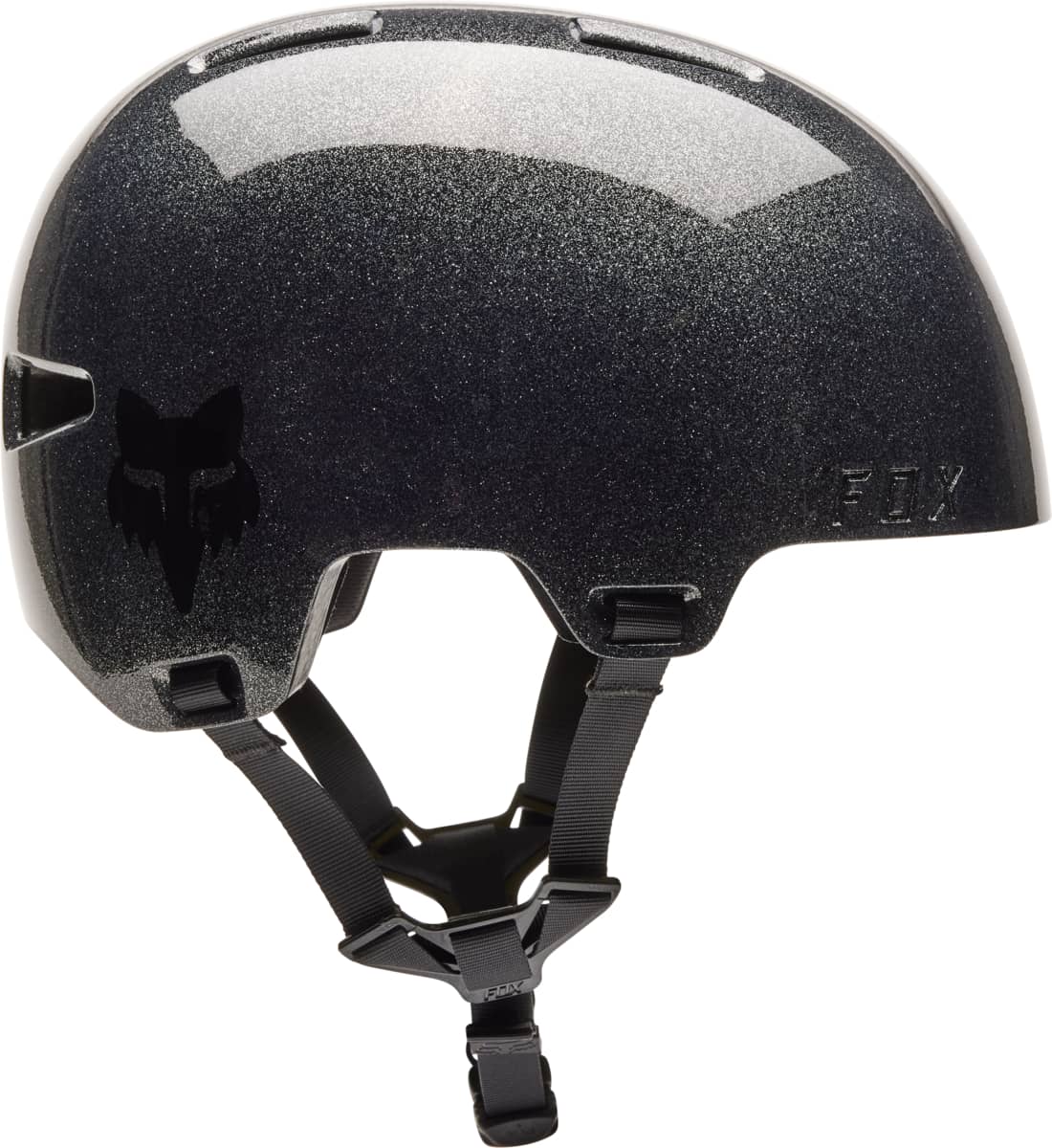 Casque de vol Fox Racing pour jeunes en métal argenté