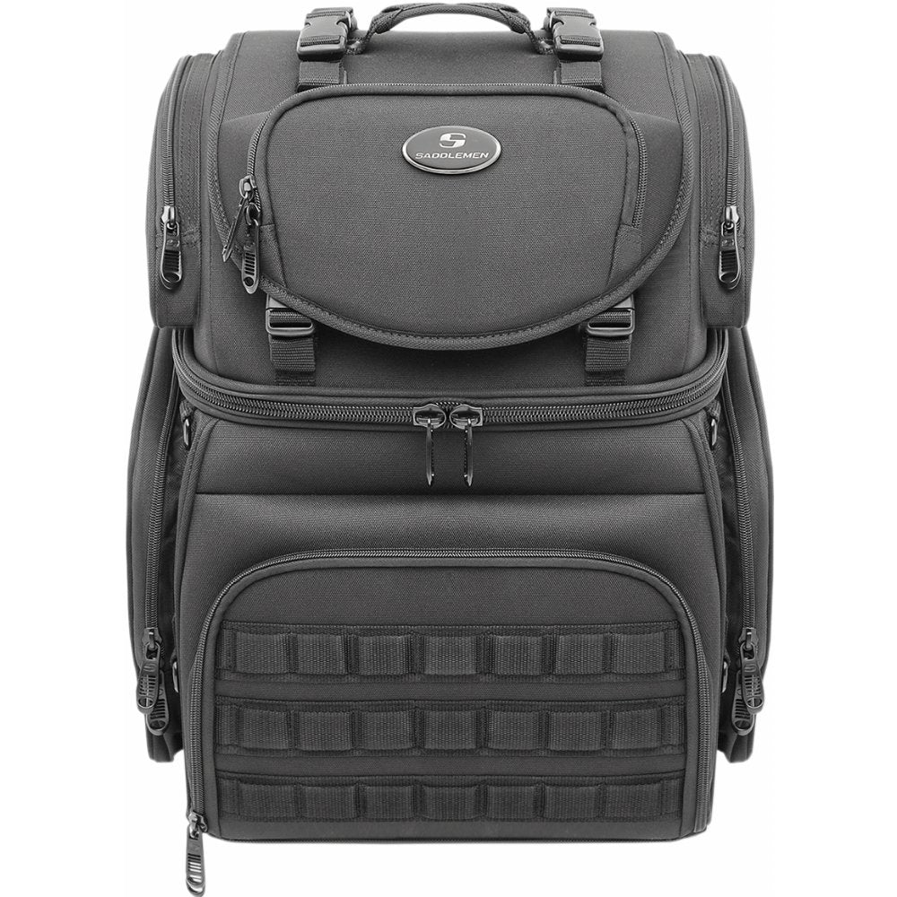 Saddlemen BR1800/BR3400 Tactical Motorcycle Back Seat/Sissy Bar Bag