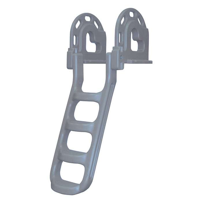 Dock Edge Polyethylene Stand Off Flip-Up Ladder