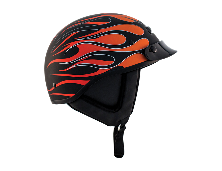 Zox Alto Custom Hot Rod Half Helmet